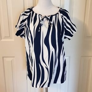 Zebra Print Blouse